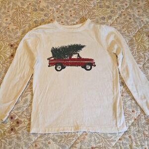 J. Crew Long Sleeve Tee with Red Truck